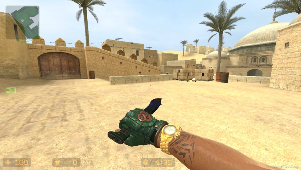 CS GO MOD (Broken Fang Gloves Jade)