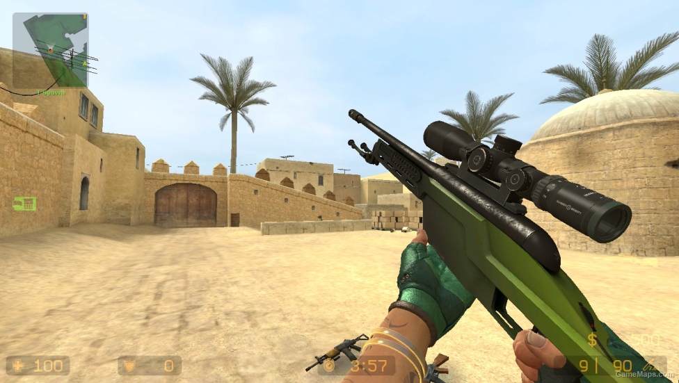 CS GO MOD (Broken Fang Gloves Jade)