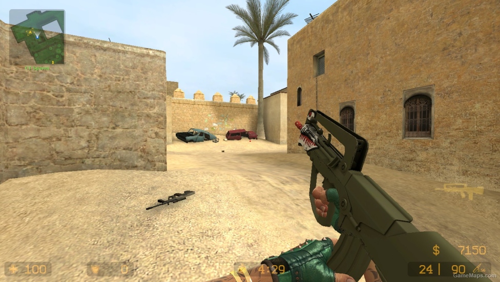 CS GO MOD (Broken Fang Gloves Jade)