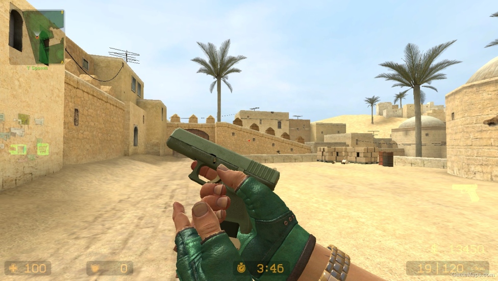 CS GO MOD (Broken Fang Gloves Jade)