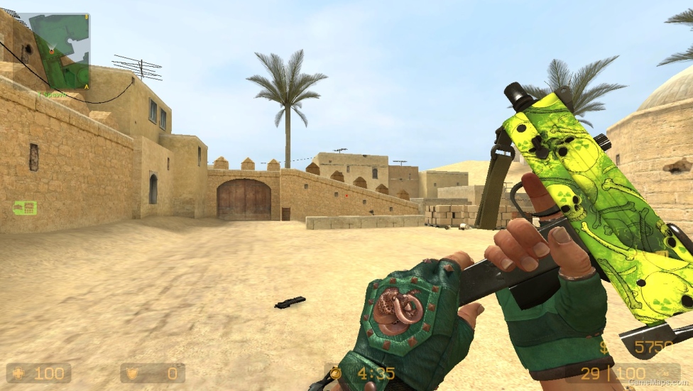 CS GO MOD (Broken Fang Gloves Jade)