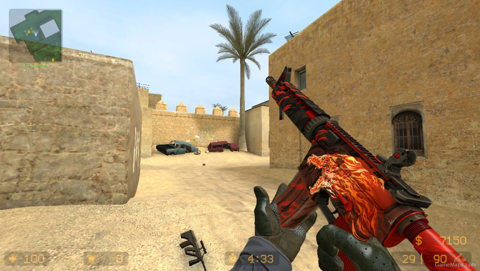 CS GO MOD (Driver Gloves Racing Green)