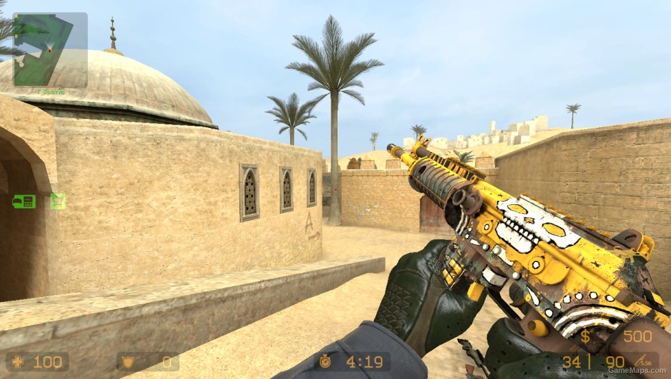CS GO MOD (Driver Gloves Racing Green)