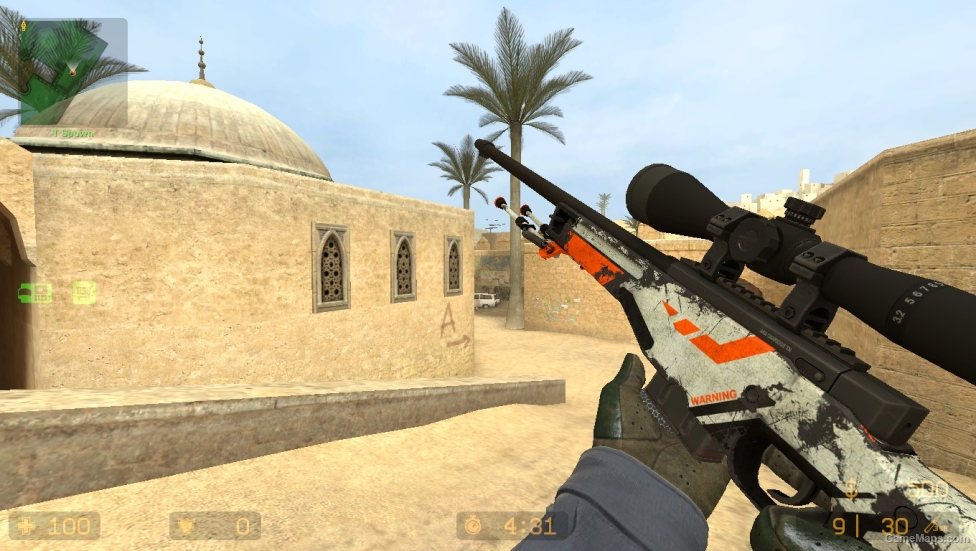 CS GO MOD (Driver Gloves Racing Green)