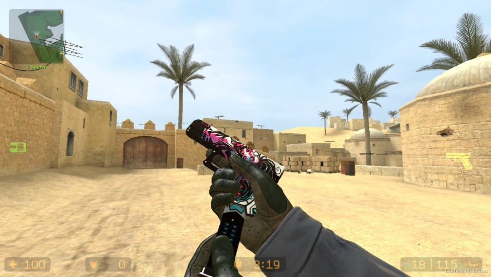 CS GO MOD (Driver Gloves Racing Green)