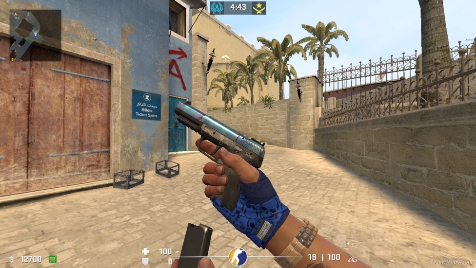 CS GO MOD (Hand Wraps Cobalt Skulls) 2