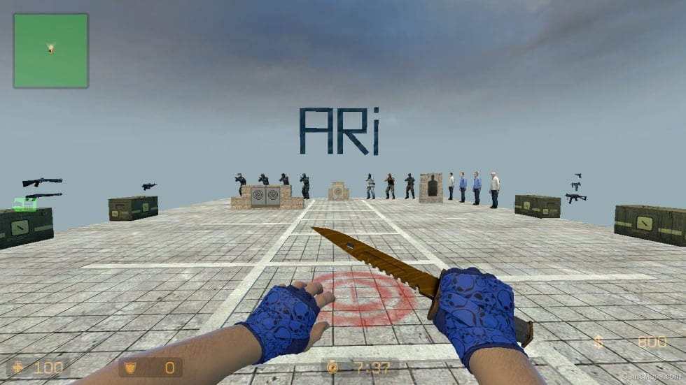 CS GO MOD (Hand Wraps Cobalt Skulls)