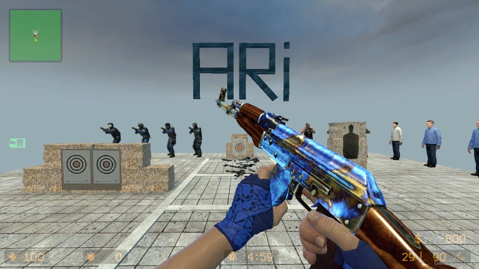 CS GO MOD (Hand Wraps Cobalt Skulls)