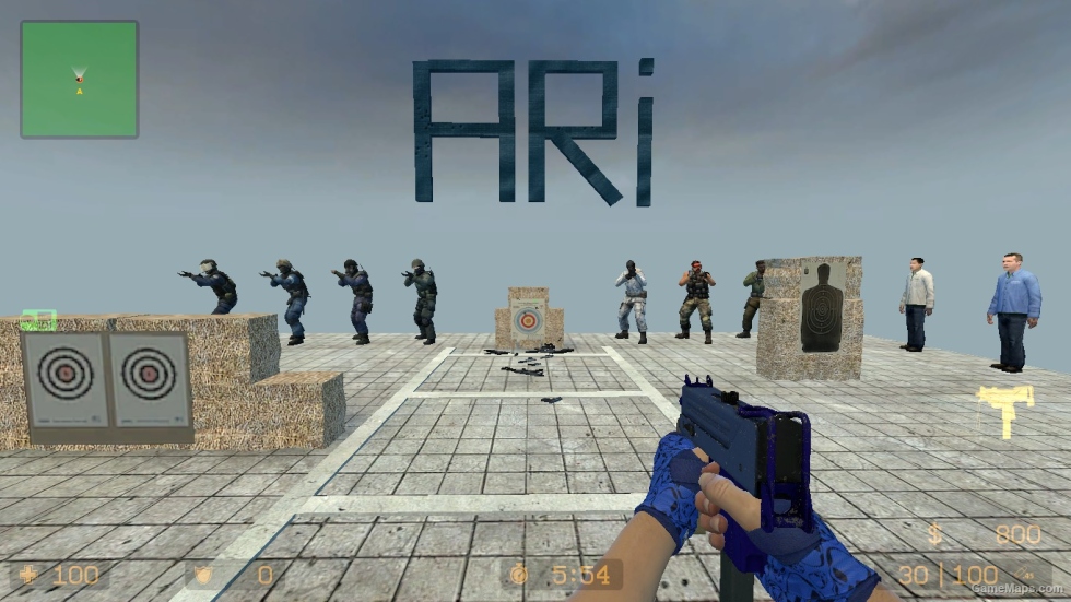 CS GO MOD (Hand Wraps Cobalt Skulls)