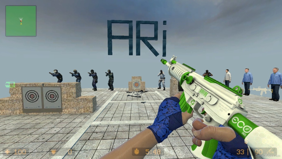 CS GO MOD (Hand Wraps Cobalt Skulls)