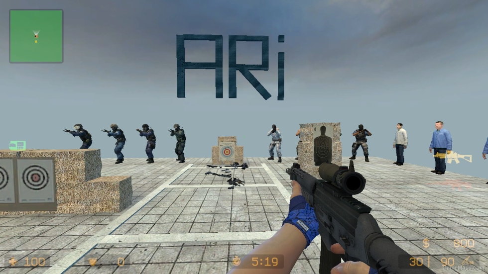 CS GO MOD (Hand Wraps Cobalt Skulls)
