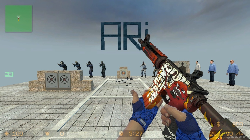 CS GO MOD (Hand Wraps Cobalt Skulls)