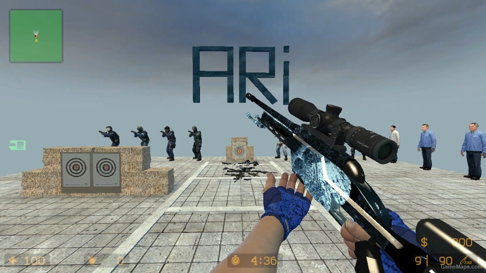 CS GO MOD (Hand Wraps Cobalt Skulls)