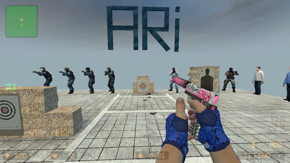 CS GO MOD (Hand Wraps Cobalt Skulls)