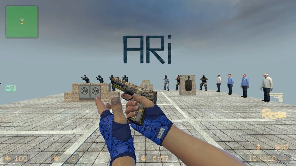 CS GO MOD (Hand Wraps Cobalt Skulls)