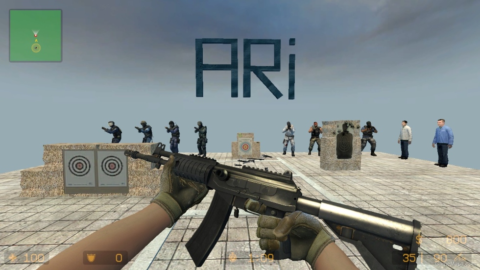 CS GO MOD (Lt.Commander Ricksaw NSWC SEAL) ARM