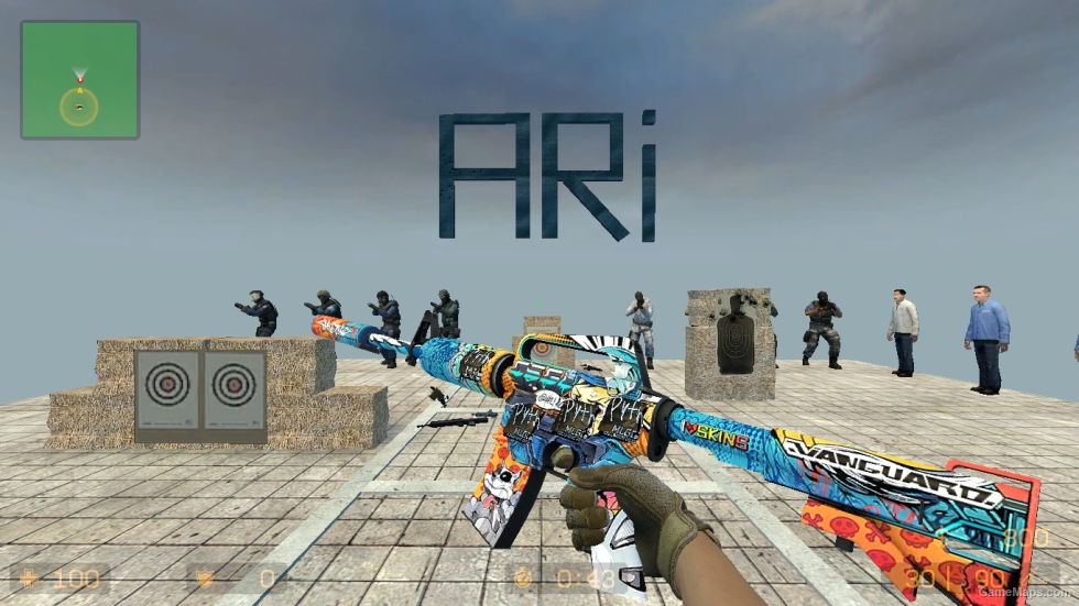 CS GO MOD (Lt.Commander Ricksaw NSWC SEAL) ARM