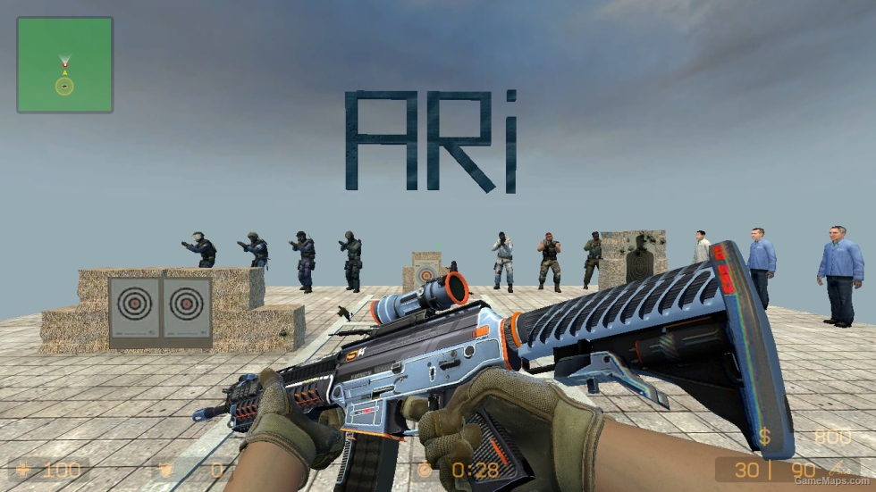 CS GO MOD (Lt.Commander Ricksaw NSWC SEAL) ARM