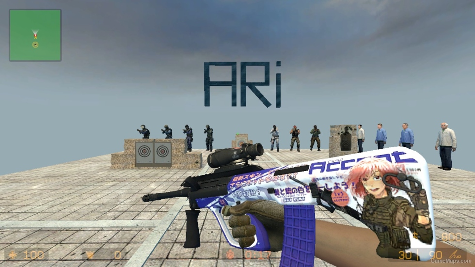 CS GO MOD (Lt.Commander Ricksaw NSWC SEAL) ARM