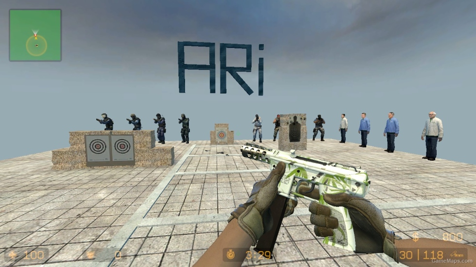CS GO MOD (Lt.Commander Ricksaw NSWC SEAL) ARM