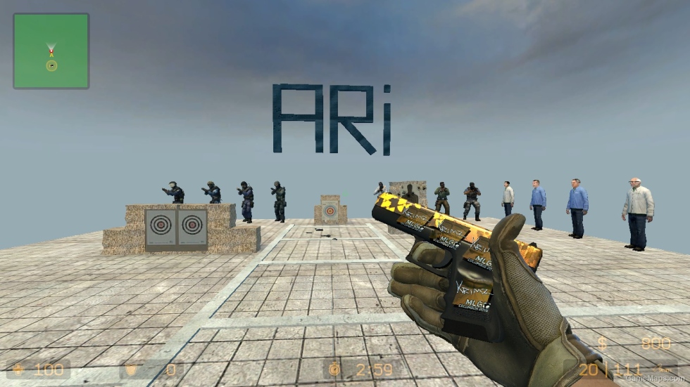 CS GO MOD (Lt.Commander Ricksaw NSWC SEAL) ARM