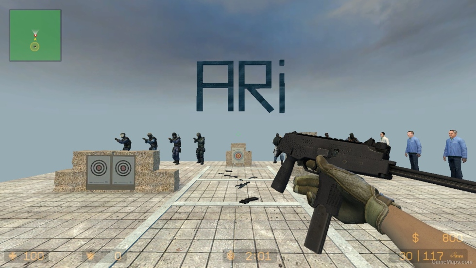 CS GO MOD (Lt.Commander Ricksaw NSWC SEAL) ARM