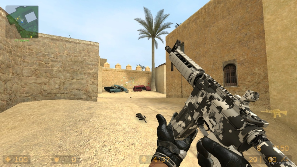 CS GO MOD (Moto Gloves Smoke Out)