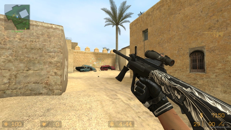 CS GO MOD (Moto Gloves Smoke Out)