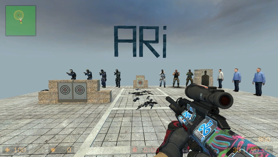 CS GO MOD (Specialist Gloves Crimson Kimono)