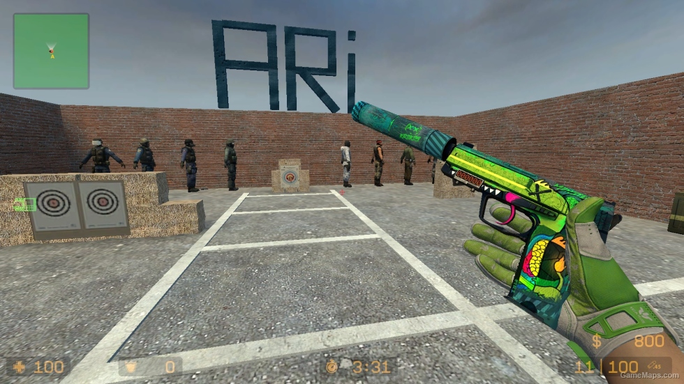 CS GO MOD (Sport Gloves Hedge Maze)