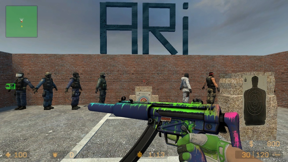 CS GO MOD (Sport Gloves Hedge Maze)