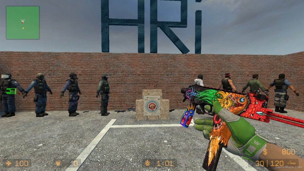 CS GO MOD (Sport Gloves Hedge Maze)