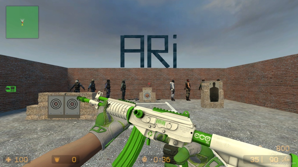CS GO MOD (Sport Gloves Hedge Maze)