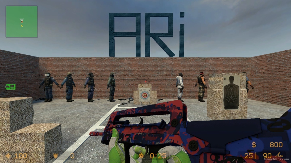 CS GO MOD (Sport Gloves Hedge Maze)
