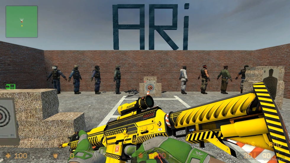 CS GO MOD (Sport Gloves Hedge Maze)