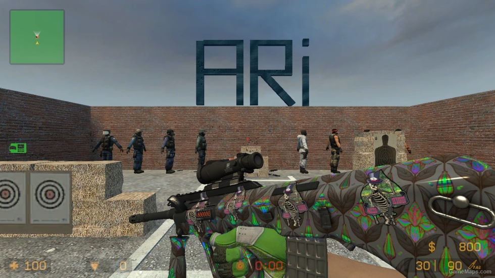 CS GO MOD (Sport Gloves Hedge Maze)