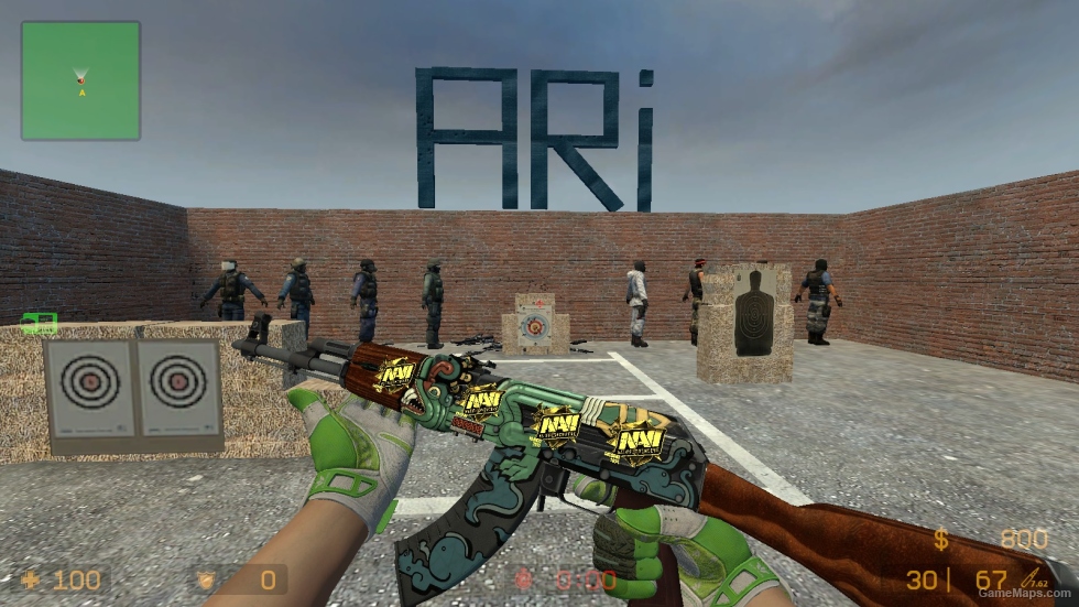 CS GO MOD (Sport Gloves Hedge Maze)