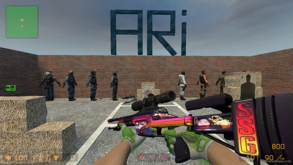 CS GO MOD (Sport Gloves Hedge Maze)