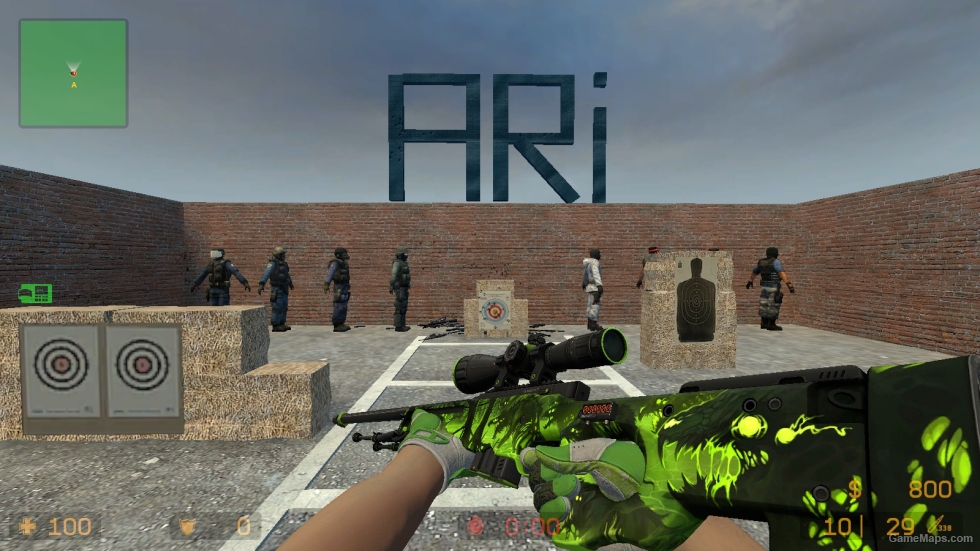 CS GO MOD (Sport Gloves Hedge Maze)