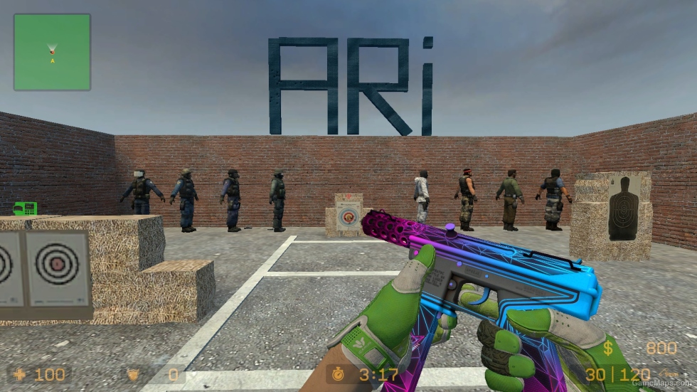 CS GO MOD (Sport Gloves Hedge Maze)