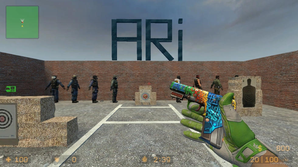 CS GO MOD (Sport Gloves Hedge Maze)