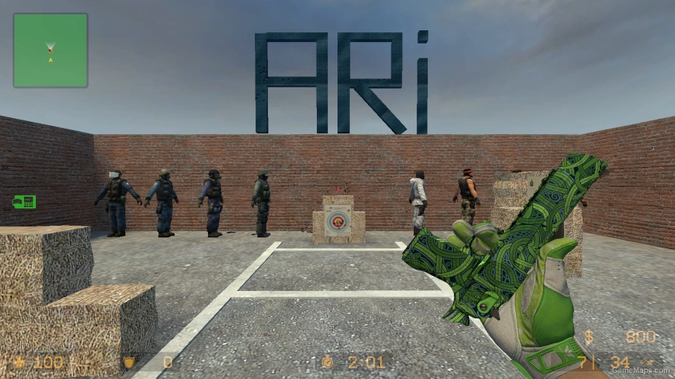 CS GO MOD (Sport Gloves Hedge Maze)