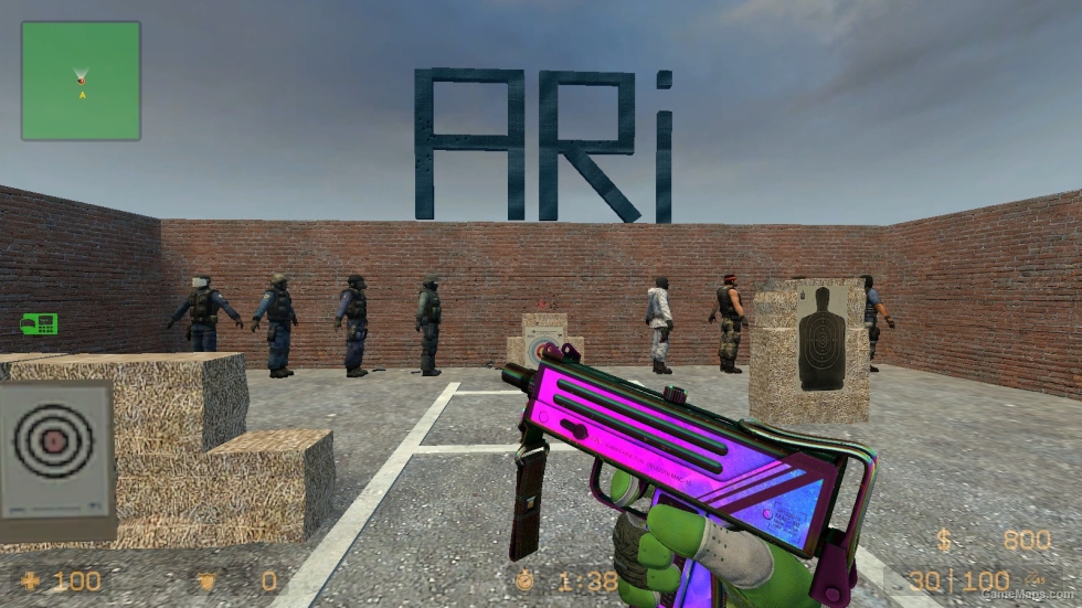 CS GO MOD (Sport Gloves Hedge Maze)