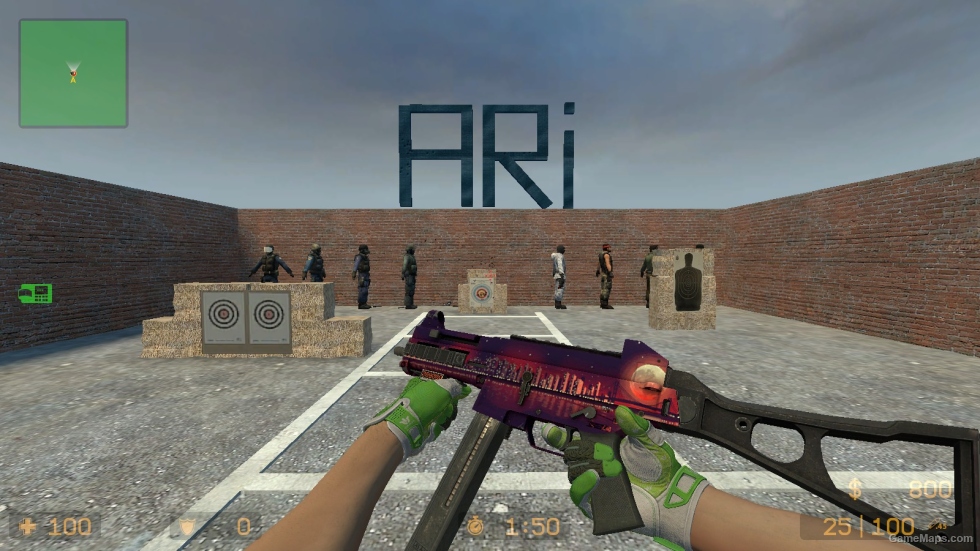 CS GO MOD (Sport Gloves Hedge Maze)
