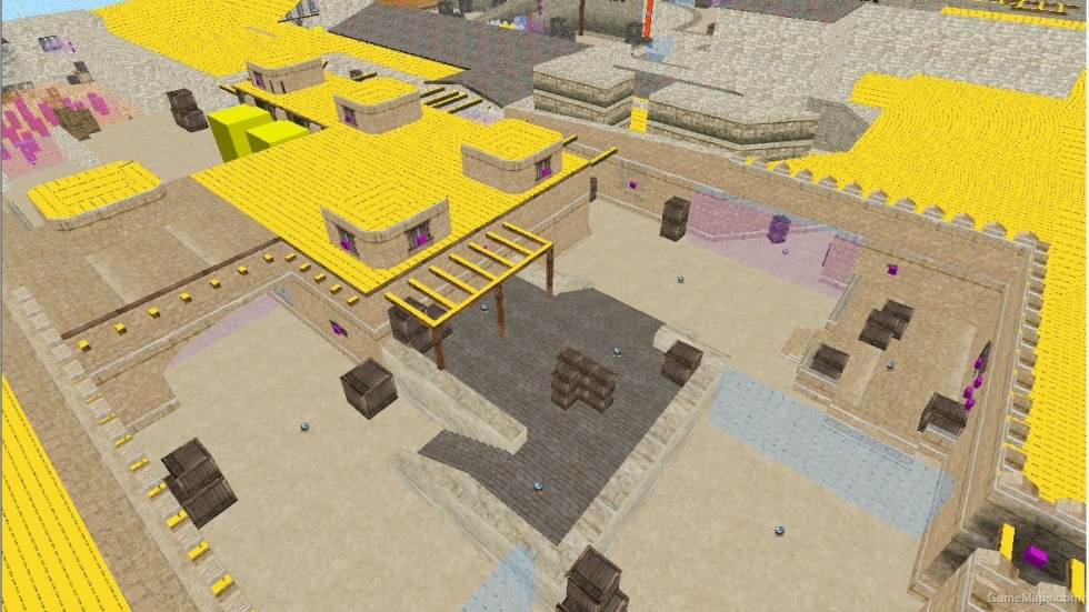 de_dustclone - terrorist yards de_dustclone