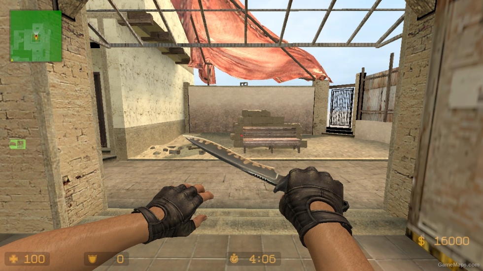 Deafule knife with cs go anim mod for counter strike source