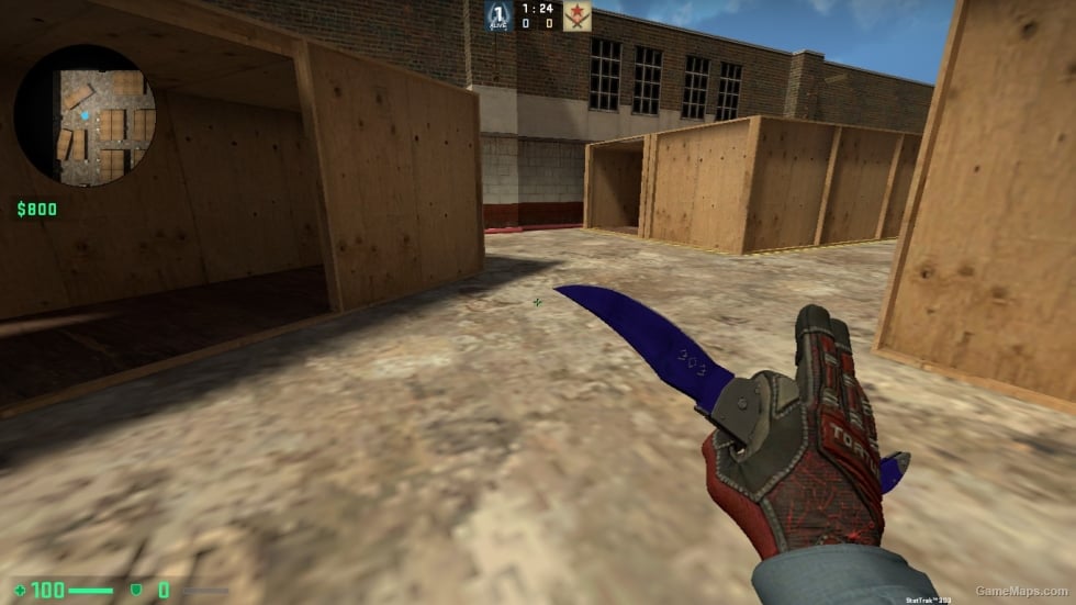 Falchion Knife Doppler Sapphire FOR CSSO