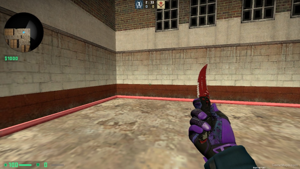 FLIP KNIFE Crimson Web FOR CSSO