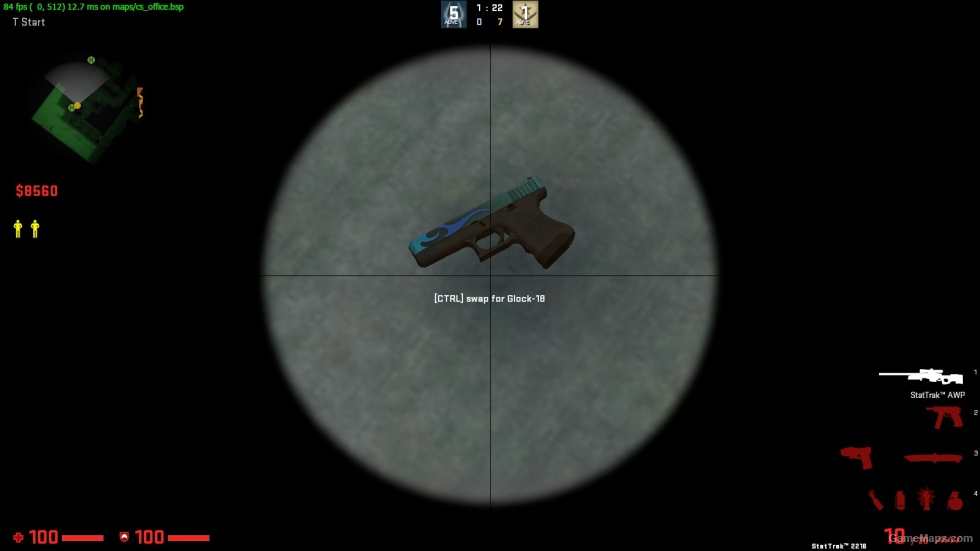Glock-18 Bunsen Burner FOR CSSO