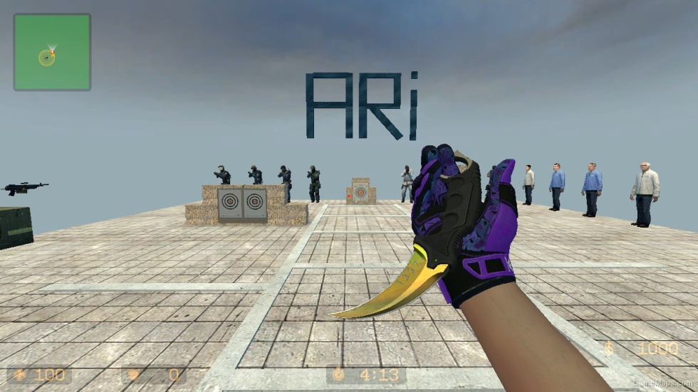 KARAMBIT FADE yellow